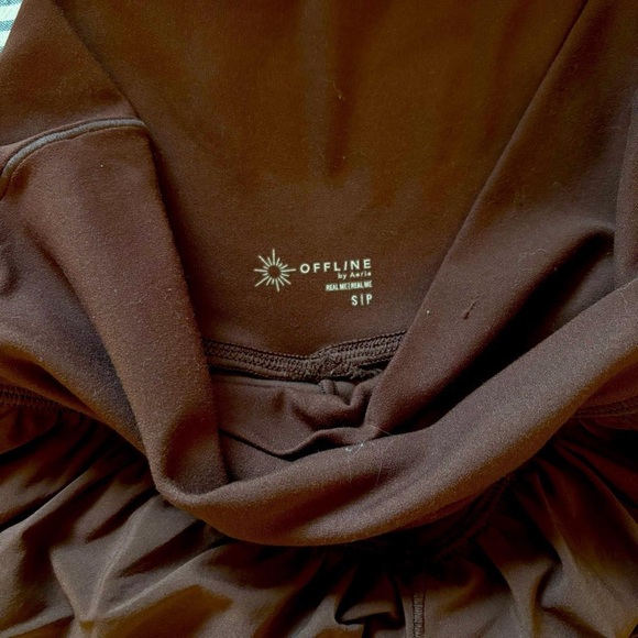 brown aerie shorts size small - Picture 3 of 4